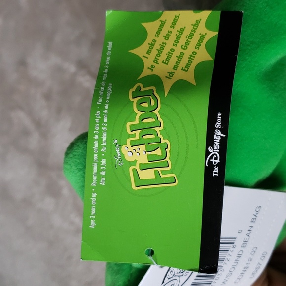 ☆WORKS☆Talking Flubber w/SOUND☆ Disney Movie Bean Bag Character, NWT - Picture 7 of 14